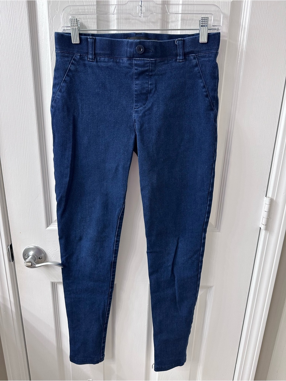 Betabrand Women's Skinny Jeans in Deep Navy